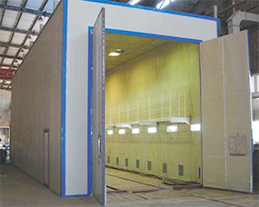 东莞欧展商场设施制造有限公司喷砂房定制